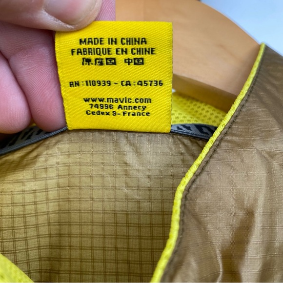 Mavic Cycling Jacket Women’s Medium Gold‎ Altium Vented Lightweight Bike Sports - Picture 8 of 16